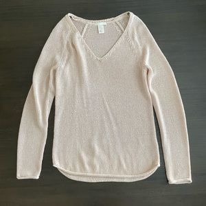 H&M Light Pink Sweater